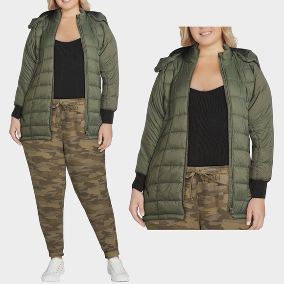 Swiss Tech Jackets & Blazers - Swiss Tech Mid-Length Puffer Jacket